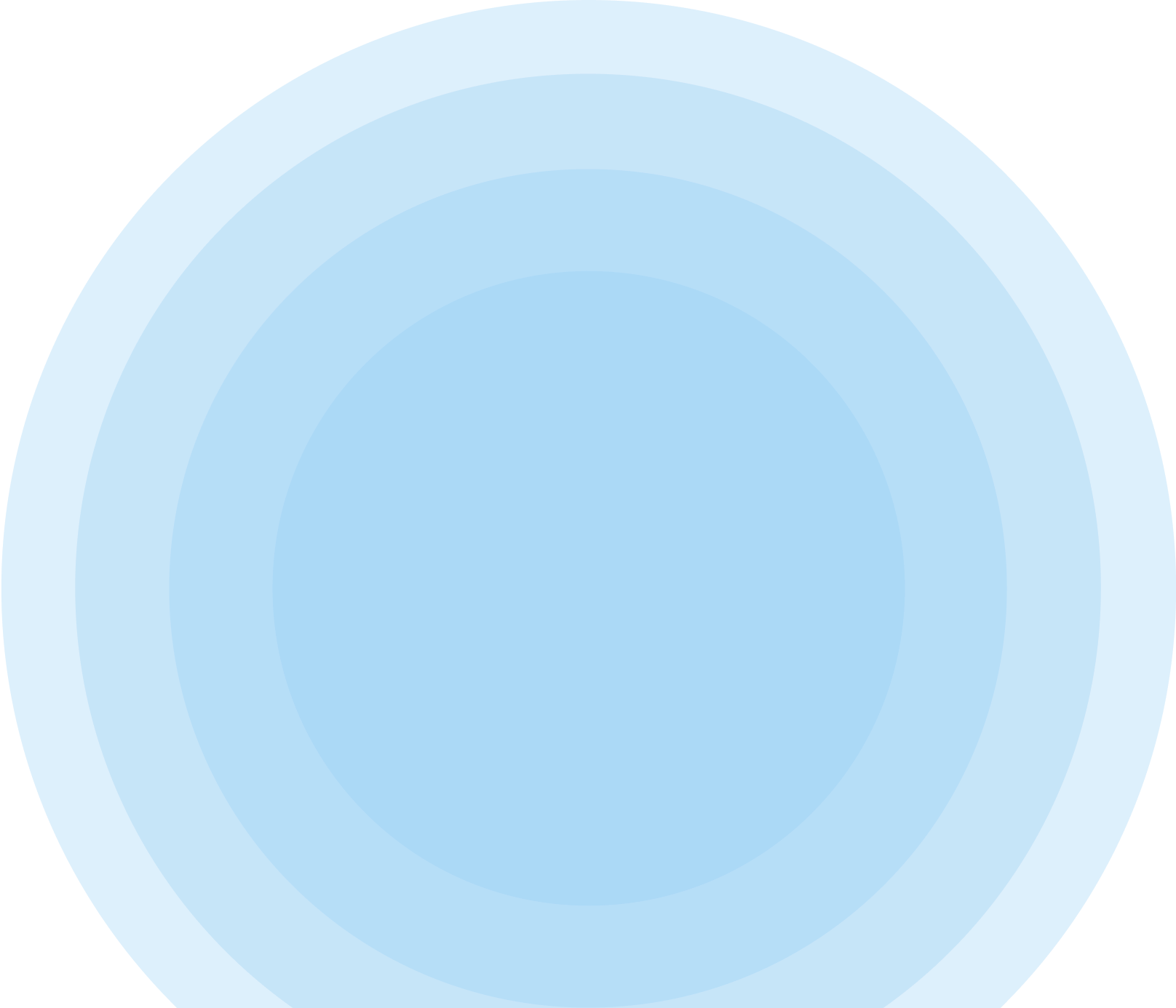 Light blue circle image on Skill Developers' website
